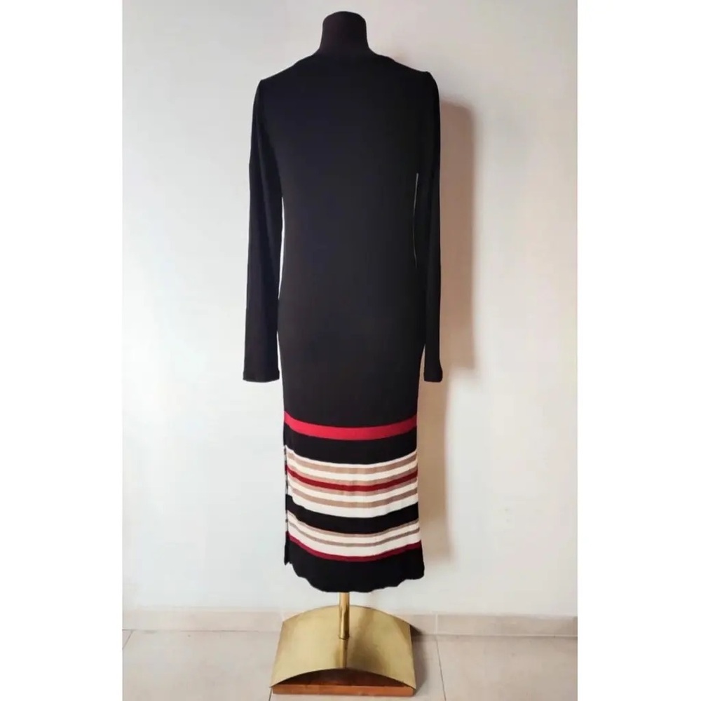 Massimo Dutti midi stripe button dress Medium